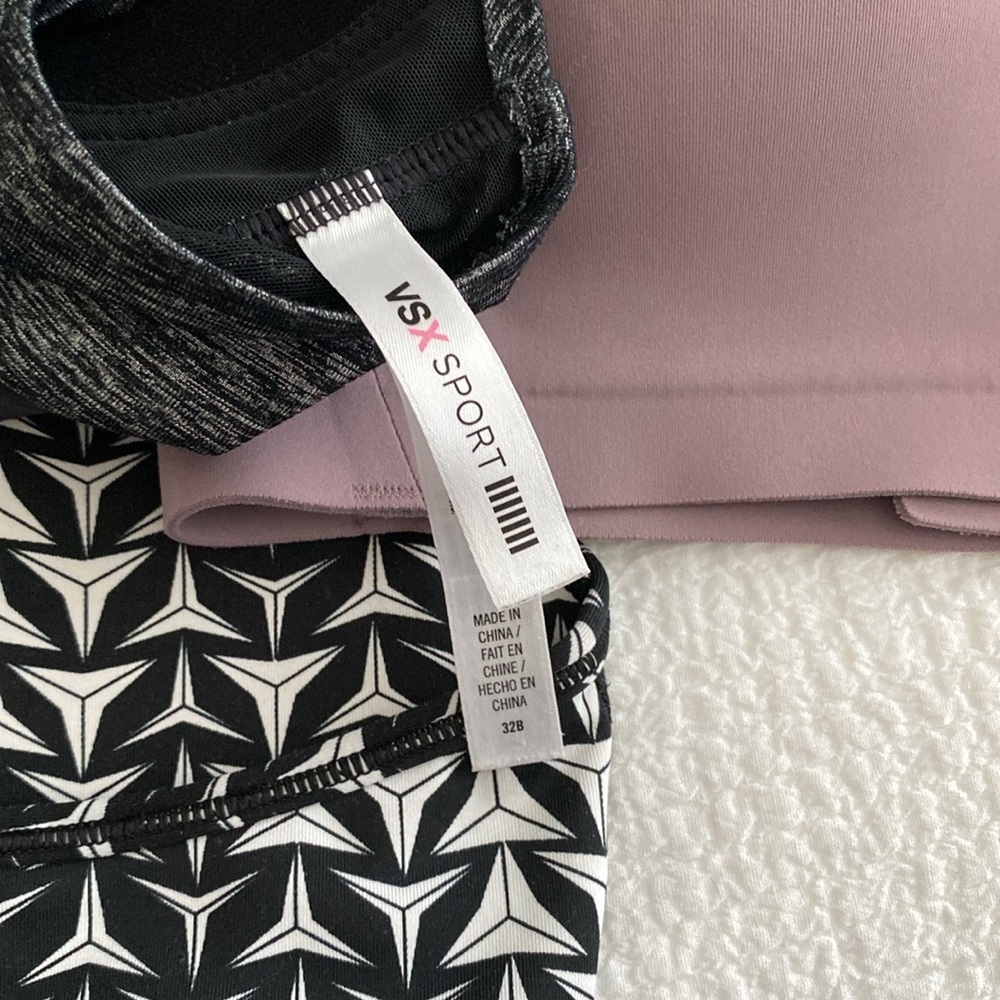 3 Victoria Secret Sport Bras - Picture 6 of 7